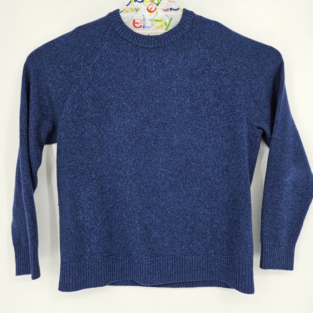 Banana‎ Republic Sweater Mens XL Blue Pullover Merino Extra Fine Wool Casual